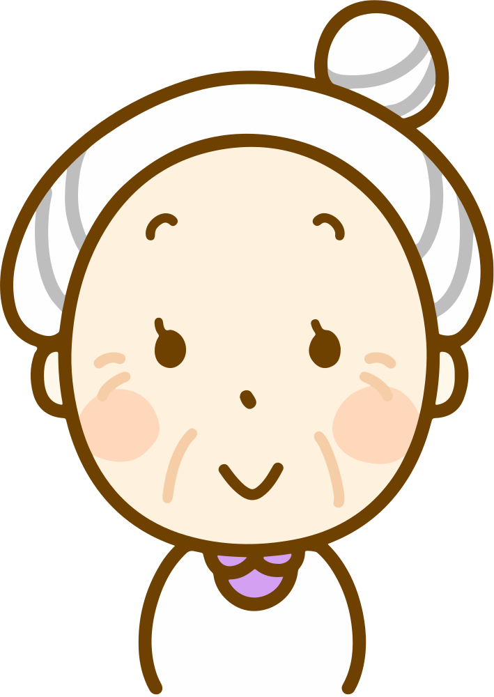 Onlinelabels Clip Art Smiling Old Woman